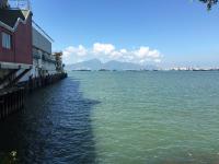 Tuen Mun pier looking across to Lantau