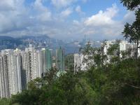 Hong Kong harbour from Black Hill