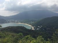Looking down on Mui Wo and Silvermine Bay