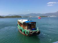 Ferry boat leaving Yim Tin Tsui