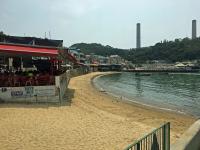 Yung Shue Wan beach and restanrants