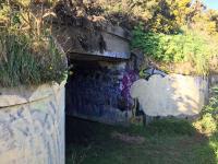 Old gun emplacement near Tairoa Head
