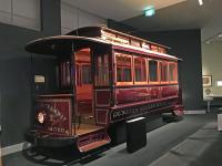 Immaculately restored tram car