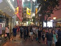 Back in Causeway Bay and back to hordes of people