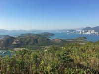 Looking north over Lamma Island, Hong Kong island on the right