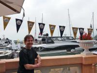 Andy at the boat show